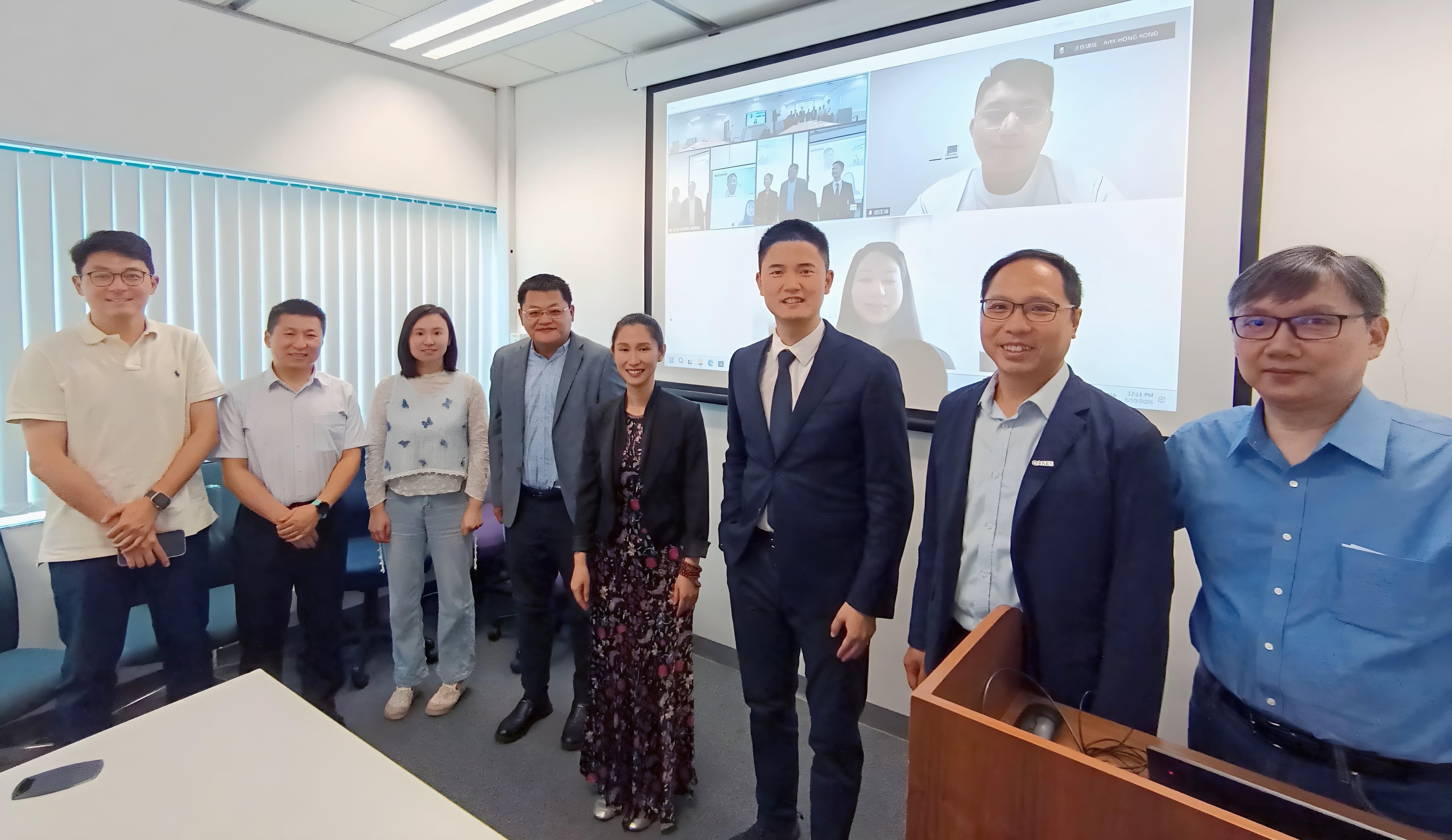 引進重點企業辦公室與愛詩科技一行到訪