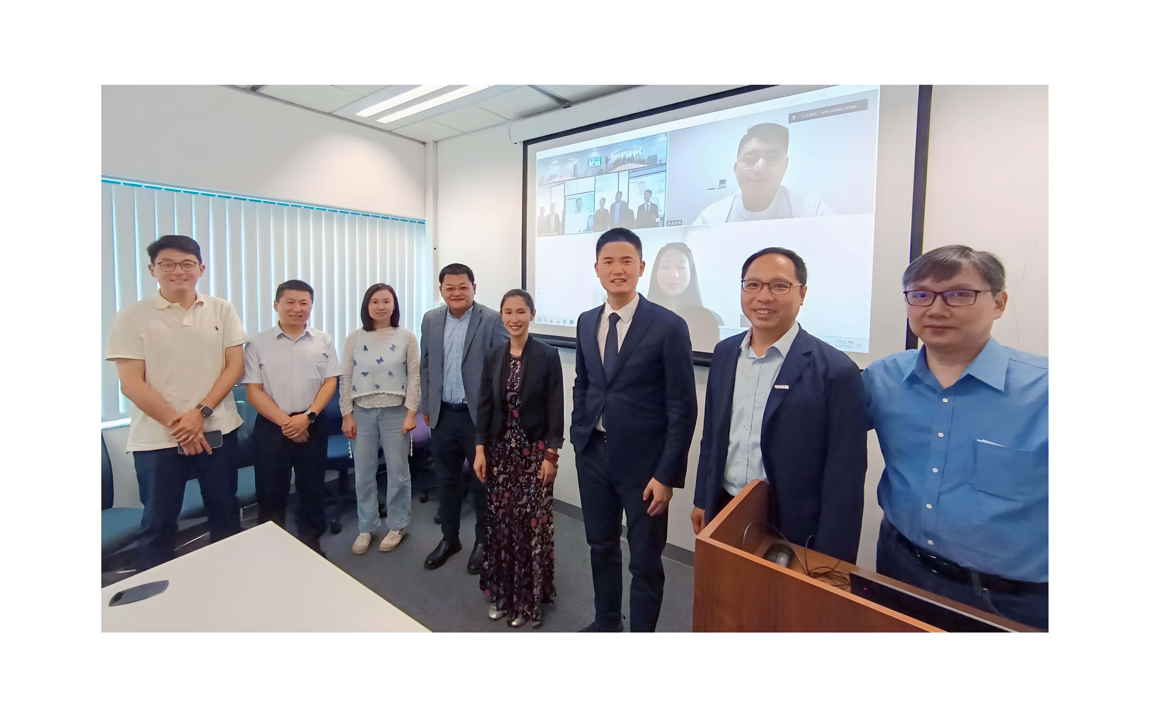 引進重點企業辦公室與愛詩科技一行到訪